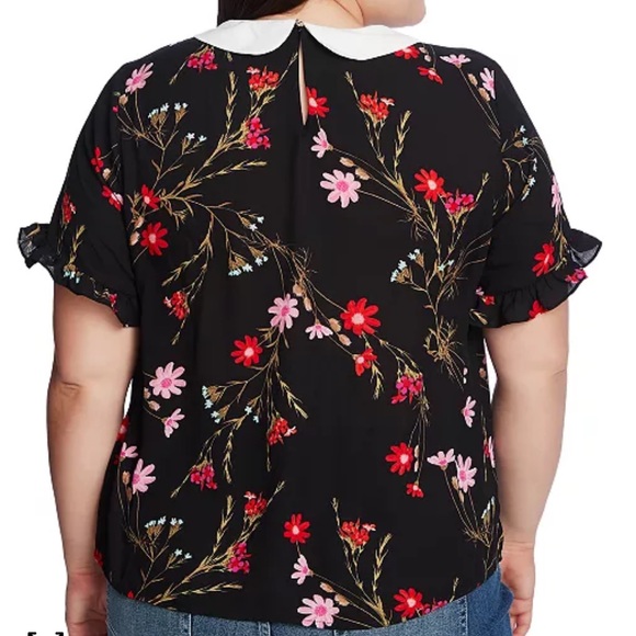 CeCe by Cynthia Steffe 3/4-Sleeve Enchanted Wildflower - Picture 3 of 12